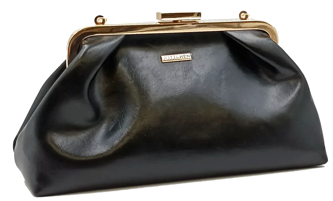 Wittchen Damenclutch Leder schwarz - Bild 4