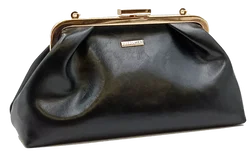 Wittchen Damenclutch Leder schwarz - Bild 1