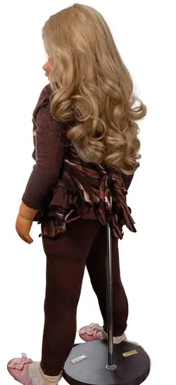 2 Große Künstlerpuppen – Mädchen & Bub – ca. 100 cm & 80 cm – Ideal als Auslagenpuppen für Kinderbekleidung - Bild 4