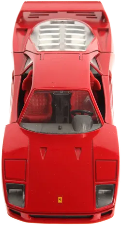 Tonka Ferrari F40 Modellauto – Maßstab 1:25, Rot, Metall, mit öffnenden Türen - Bild 2