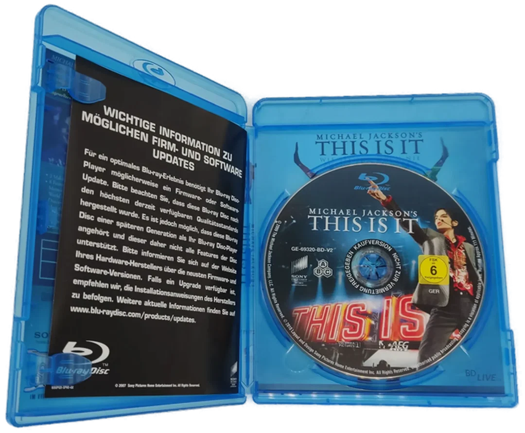 Blu-ray Disc Michael Jackson's "This is it" Wie sie ihn noch nie zuvor erlebt haben – Bild 4