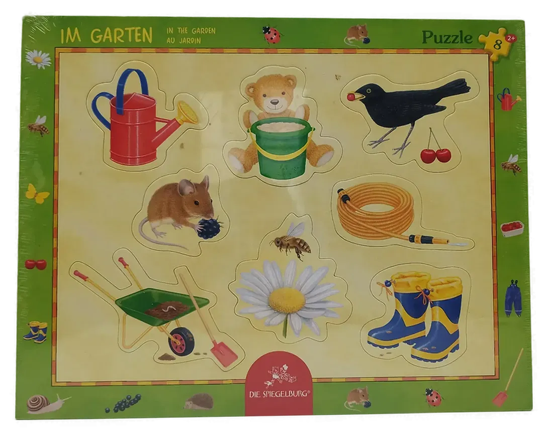 Die Spiegelburg Puzzle Für Kinder, Im Garten, 8-tlg. | Erste Schritte - Bild 4