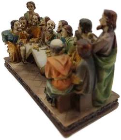 Statue aus Harz Letztes Abendmahl 15x6,5x9,5 cm - Bild 2