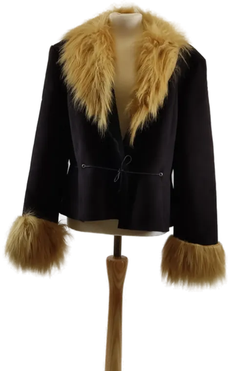 Damen Jacke mit Kunstpelz  – Bild 3