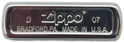Zippo Feuerzeug Segelboot Gravur Chrom – Original Zippo 2007 USA - Bild 2