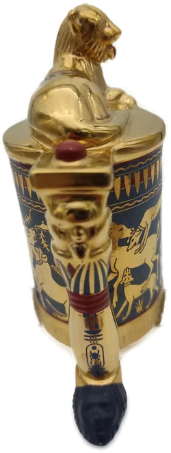 Goldener Salbenbehälter Porzellan & Zertifikat von Franklin Mint | Limitierte Rarität - Bild 6