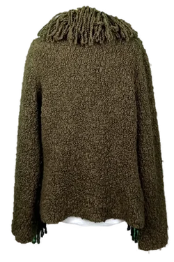 Marc Cain Vintage Strickjacke olivgrün Gr. M – Vorschau 2