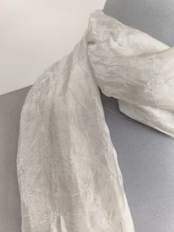 Satinschal, naturweiss - Bild 2