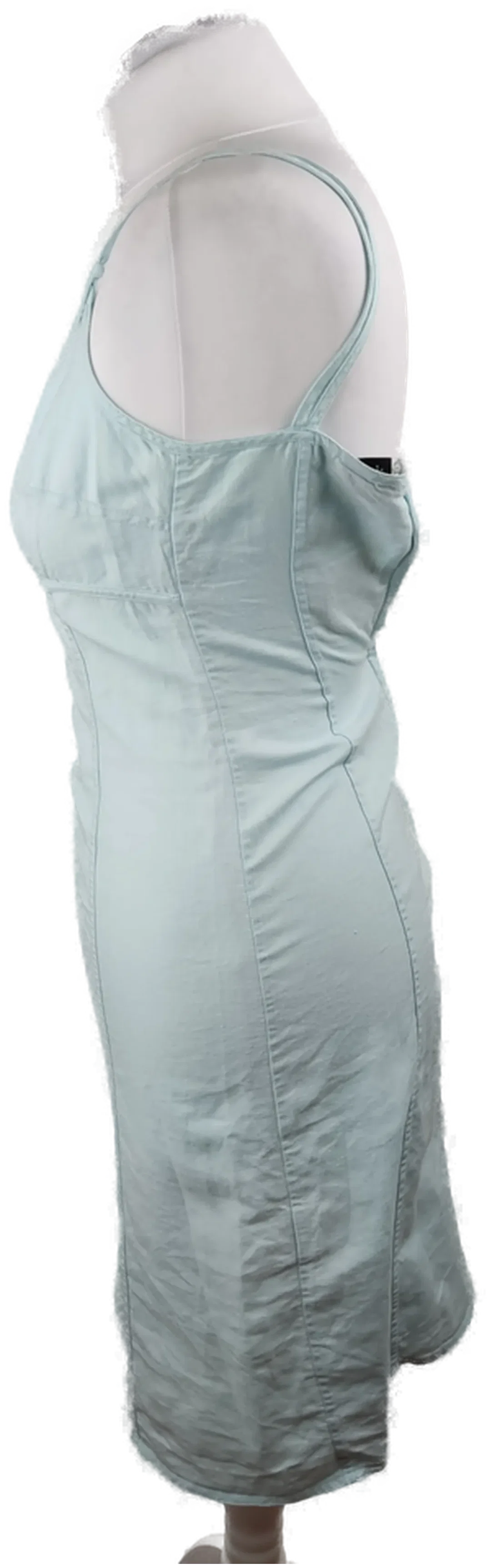 H&M Leinen-Minikleid in Hellblau | Sommerliche Eleganz – Bild 2