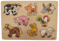 Set 4 Stk. Holzpuzzle, Kinder - Bild 3