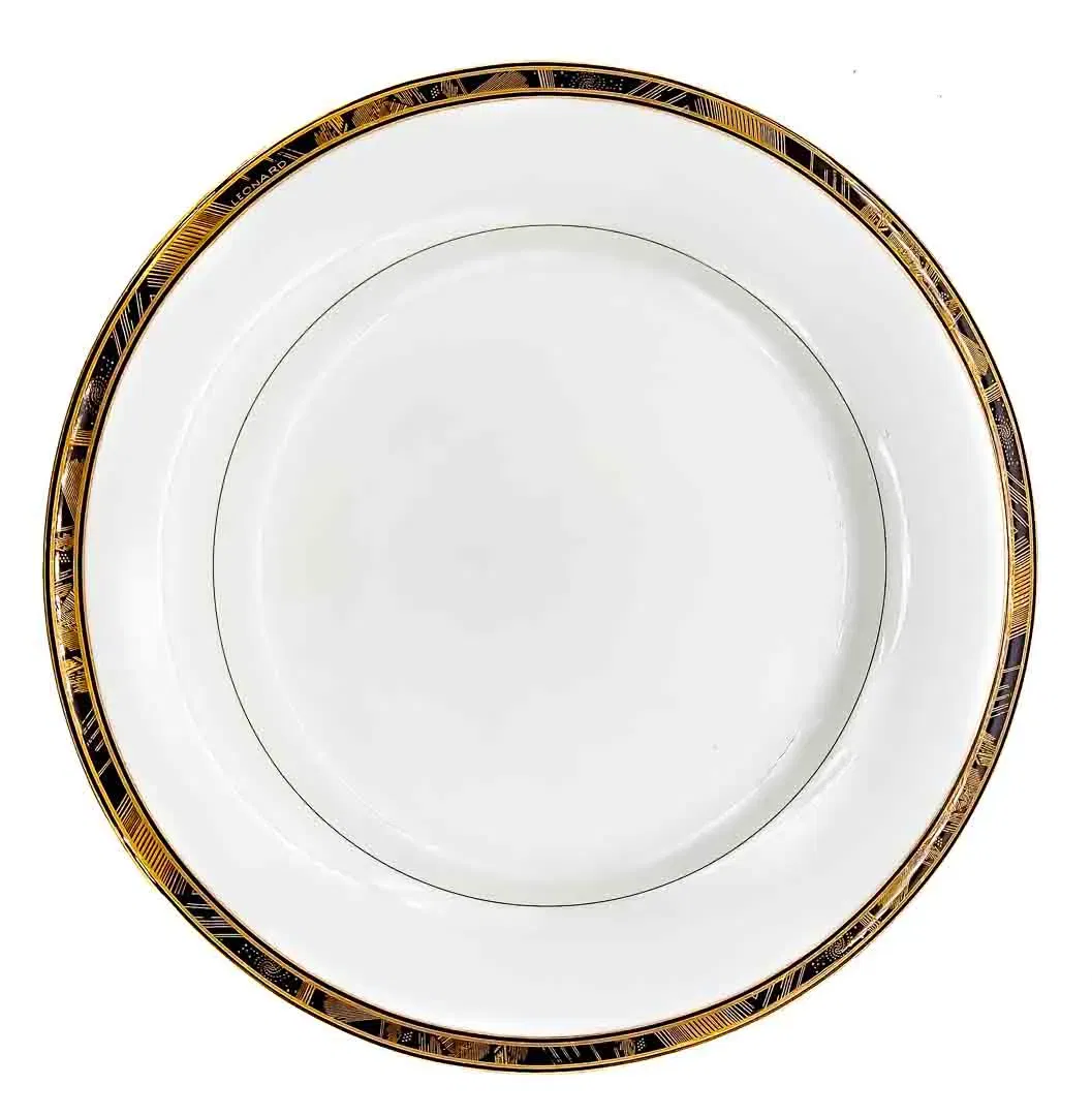 Hutschenreuther Galleria Leonard Paris Milano Suppenteller Porzellan weiß - Bild 1