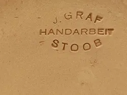 Vintage 13-teiliges Geschirr von J. GRAF KERAMIK - Handarbeit/Handbemalt - Bild 21