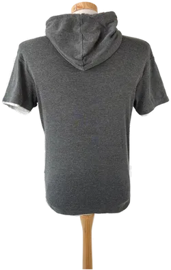 FSBN Herrenshirt mit Kapuze grau - M (Slim fit) - Bild 3