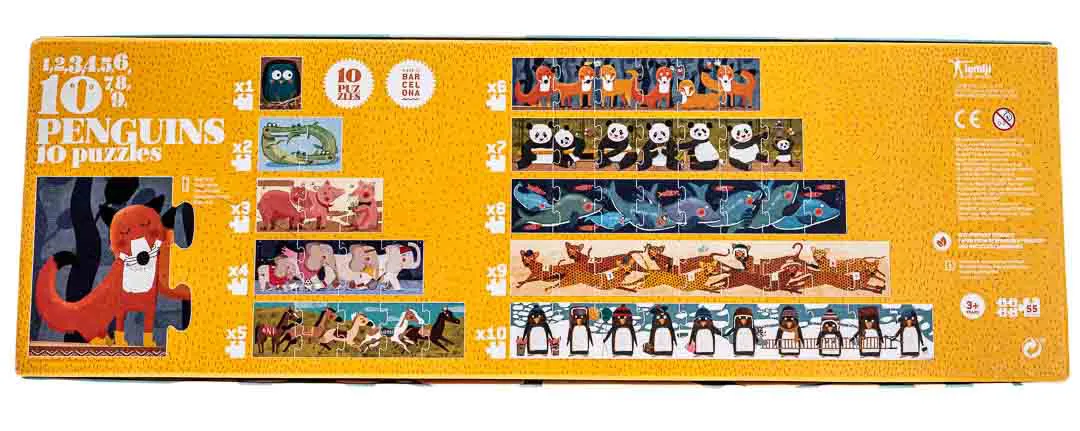 Londji 10 Pinguine Puzzle 55 Teile – Bild 2
