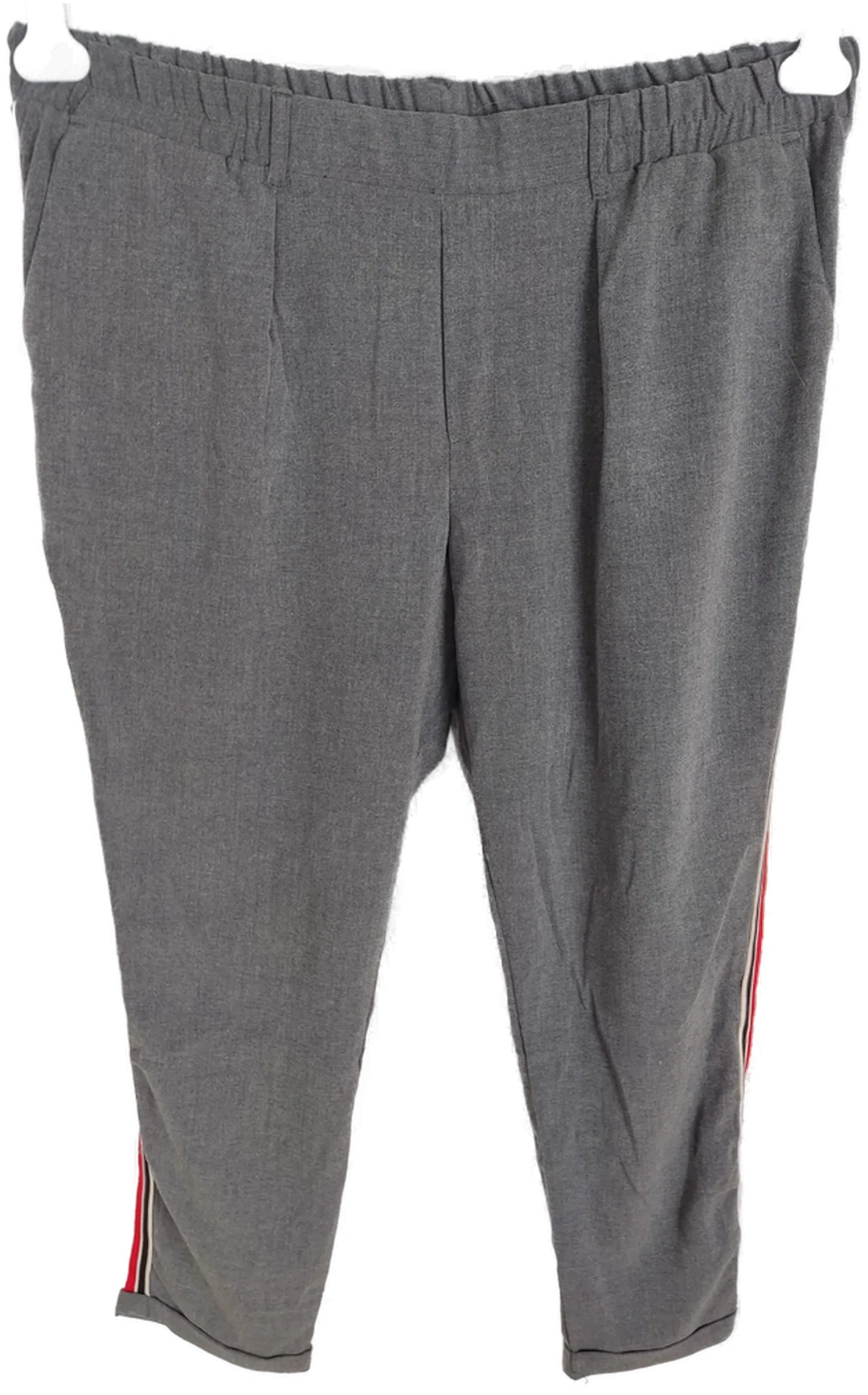 Hose Janina - Lang mit Gummizugbund, Grau, Größe 48 - Bild 1