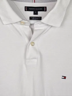 TOMMY HILFIGER Herren Polohemd, weiß - Gr. XL – Vorschau 3