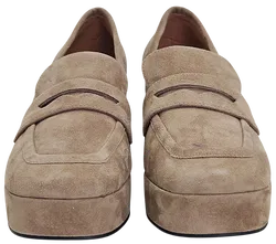 BIBI LOU Damen Plateau Schuhe, beige - Gr. 38 - Bild 4