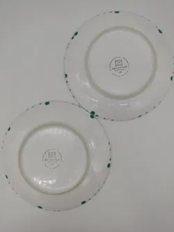 Gmundner Keramik - Desserteller grün geflammt, 2 Stück - Bild 5