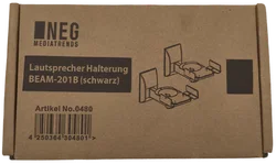 Neg, Lautsprecher Halterung BEAM-201B schwarz, NEU – Vorschau 1