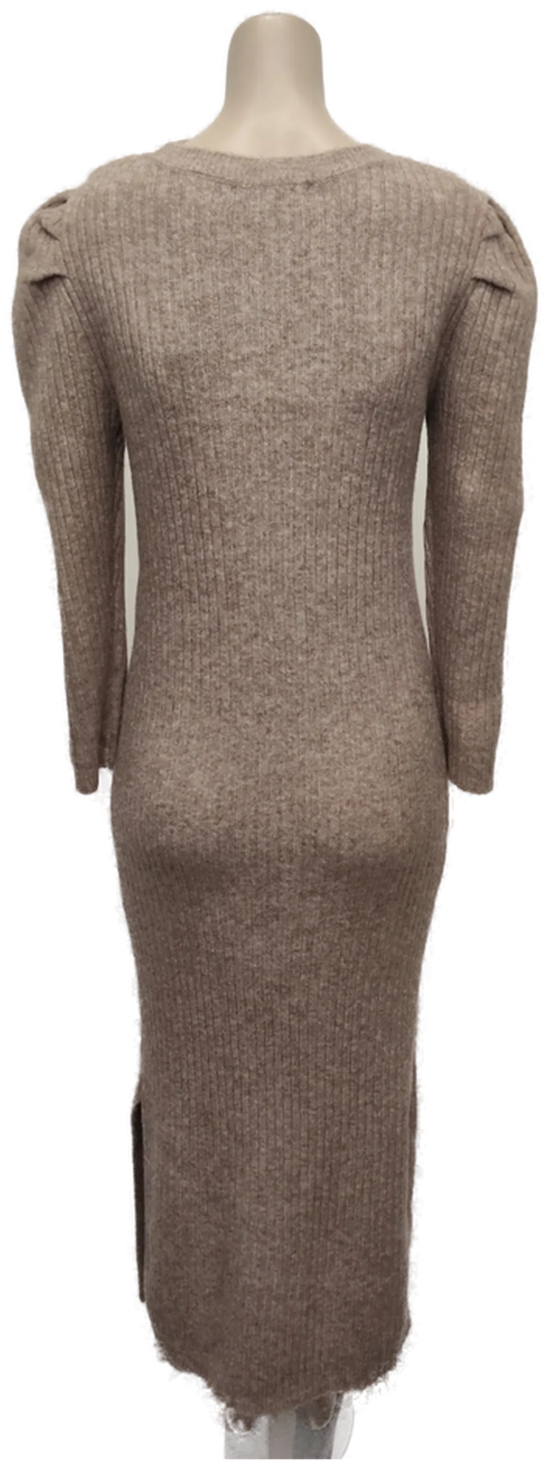 Vero Moda Damen-Maxikleid In Taupe Mit Rundhalsausschnitt | Casual-Chic – Bild 3