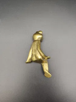 Kantenhocker aus Messing - Frosch - Bild 3