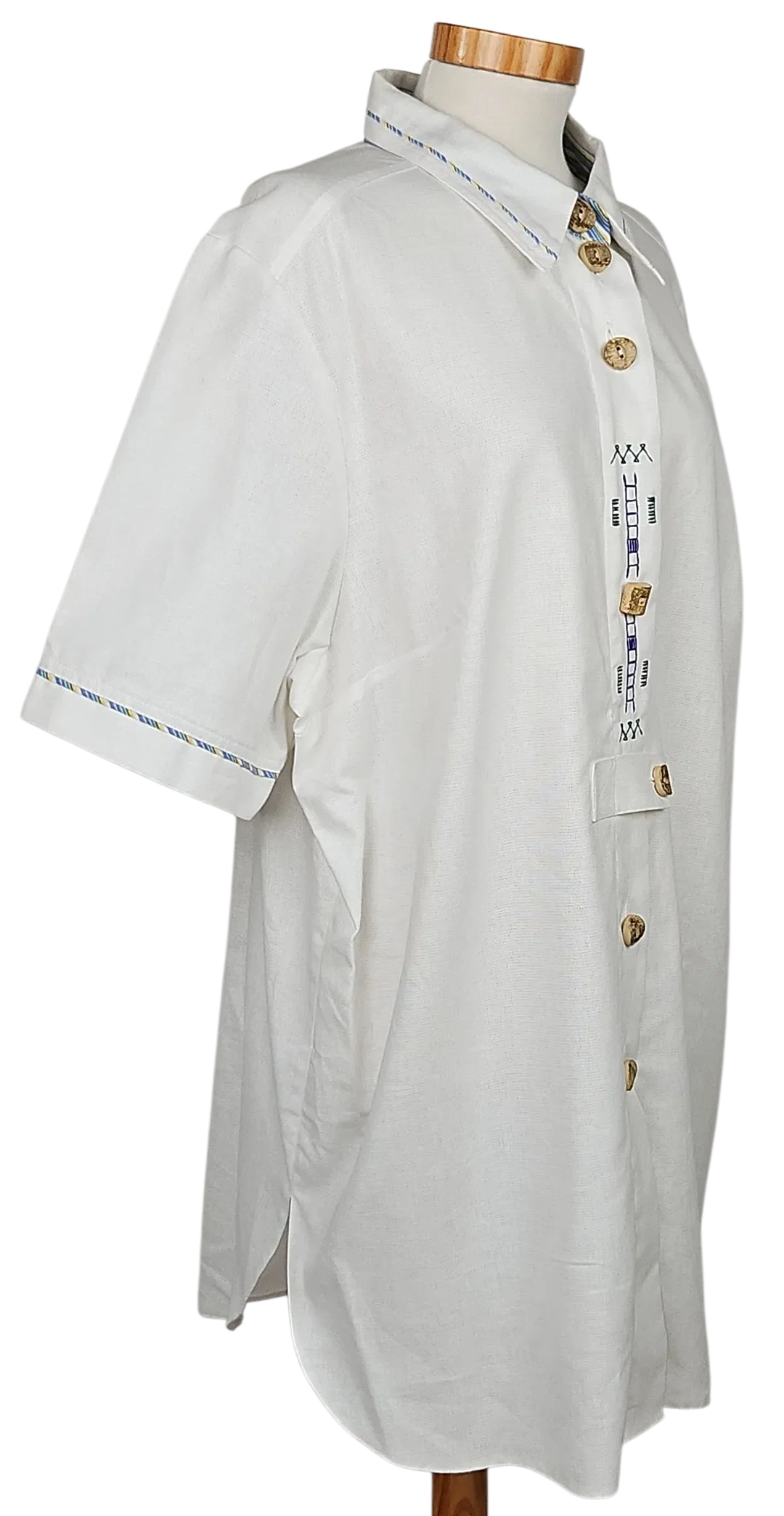 Styrian lady Vintage Damen Trachtenbluse, weiß - Gr. XXXL  – Bild 2
