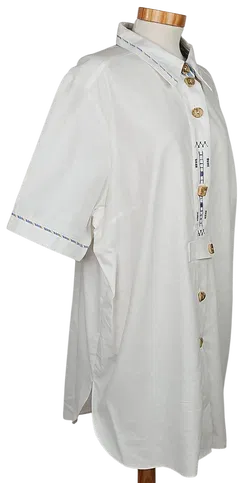 Styrian lady Vintage Damen Trachtenbluse, weiß - Gr. XXXL  - Bild 2