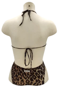 Dolce & Gabbana brauner Triangel-Bikini mit Leopardenmuster Gr. M - Bild 2