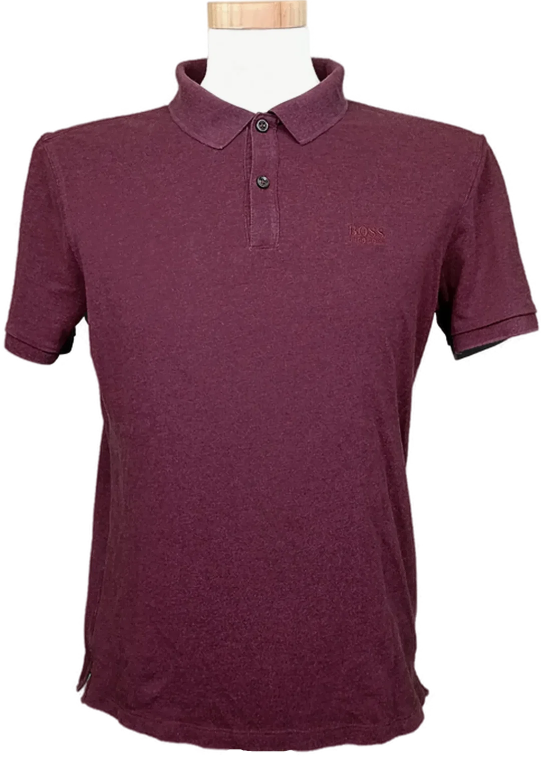 Hugo Boss Herrenpolo bordeaux Gr. M - Bild 4