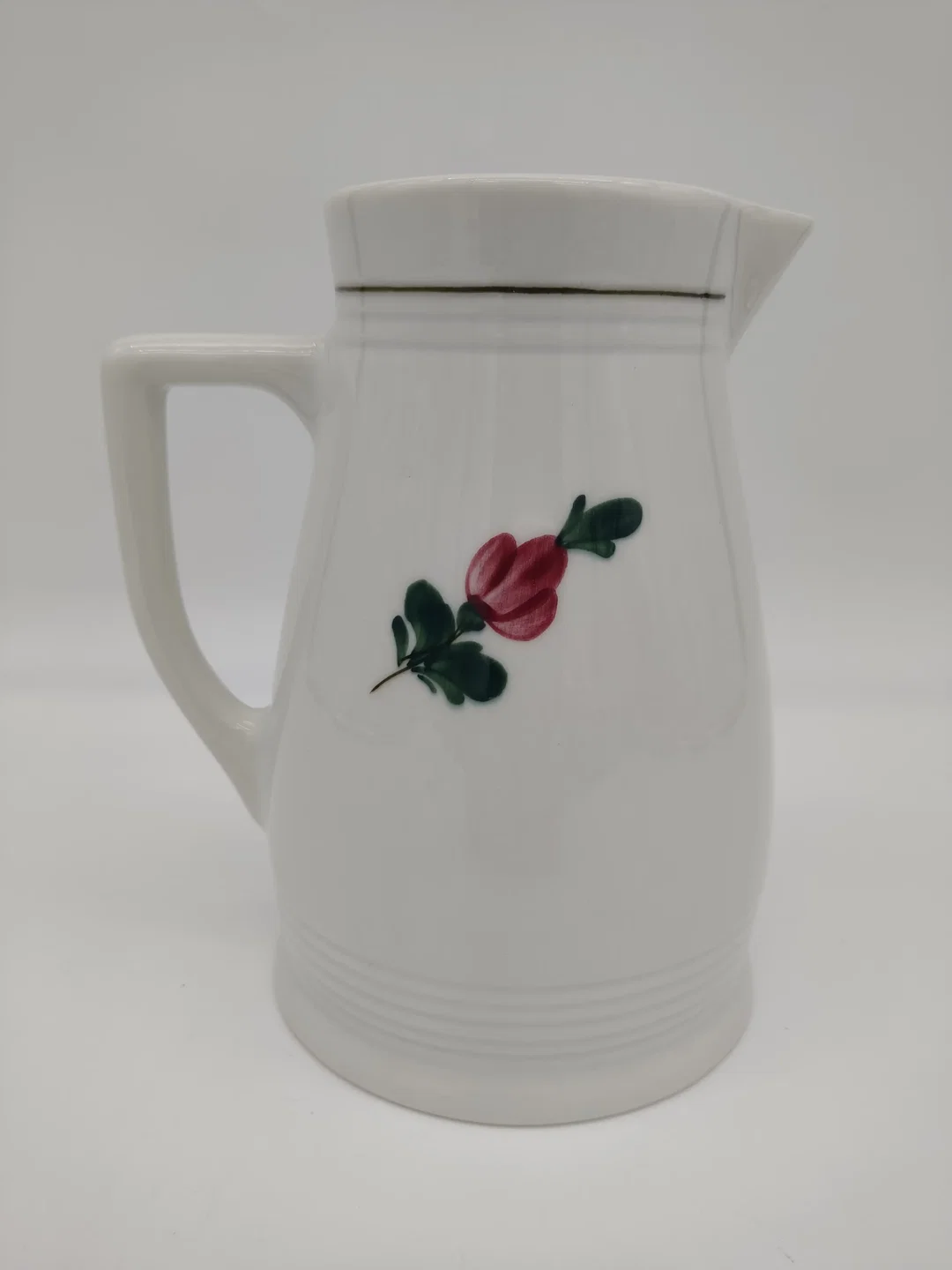 Lilien Porzellan - Kleines Set - Fleisch/Suppenteller & Krug 'Alpenflora', 8 Teile – Bild 9