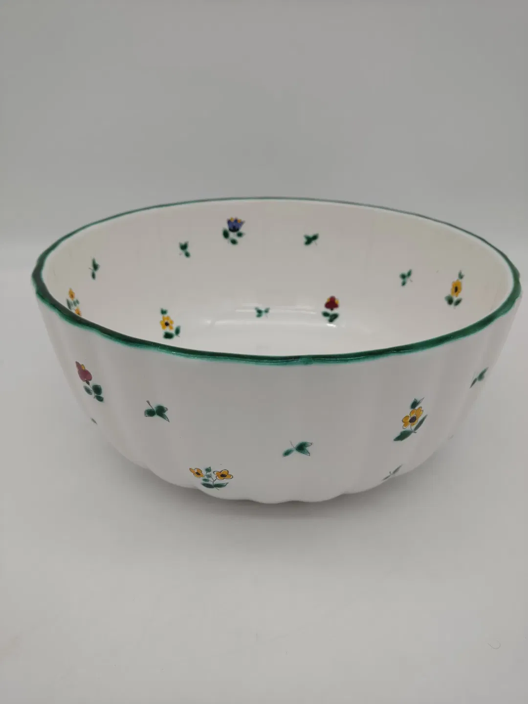 Gmunder Keramik - Große Salatschüssel 'Streublumen' - Bild 1