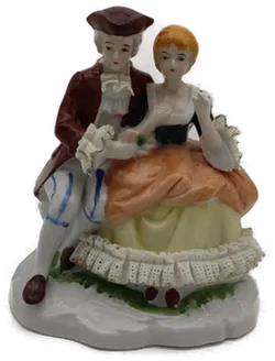 Porzellan Figur verliebtes paar - Bild 1