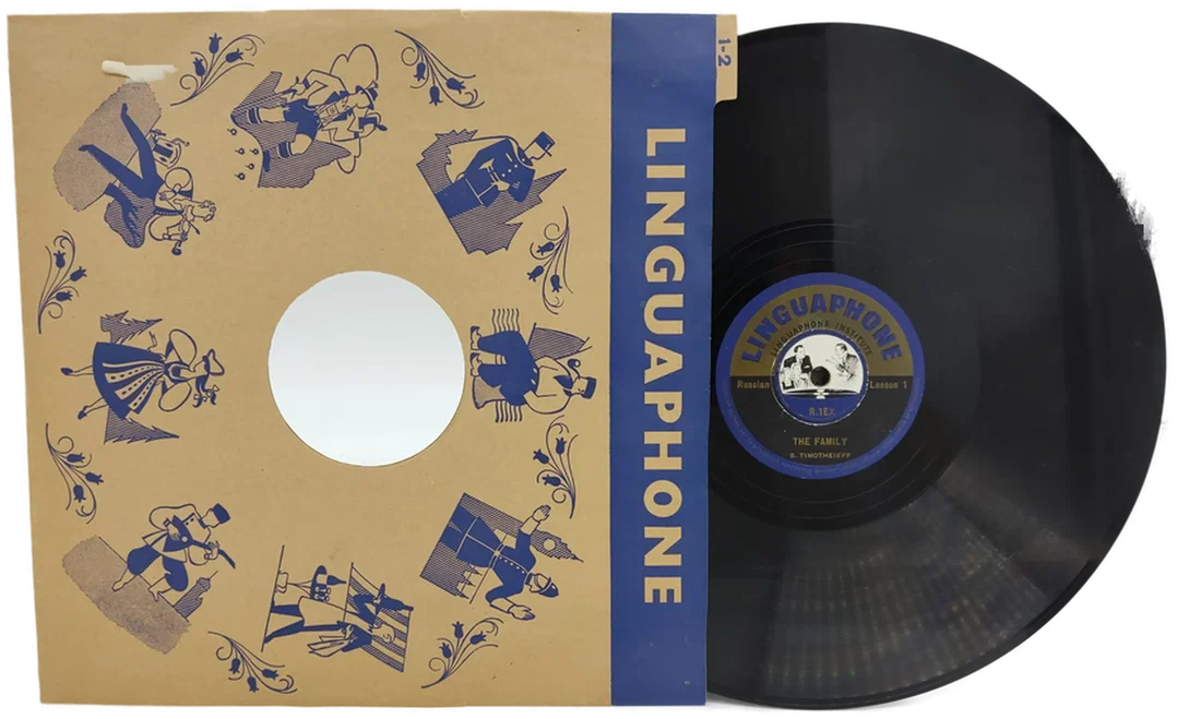  Linguaphone Russisch Konversations-Kurs auf 78" Schellack Platten – Bild 3