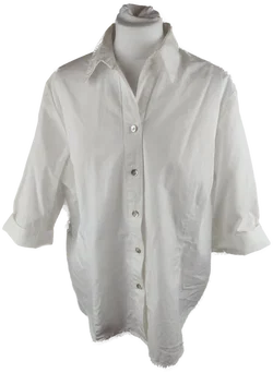 Baumwollbluse Gr. 44 | Casual-Klassiker