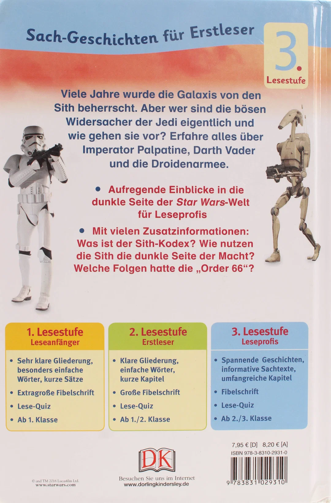 Buch Konvolut – Star Wars Kinderbuch-Set DK Superleser! – Sachgeschichten für Erstleser – 1.–3. Lesestufe  – Bild 8