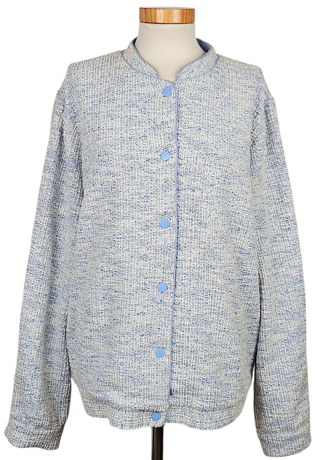 yesta Damen Jacke, blau/weiß - Gr. XXL  - Bild 1