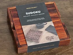 Deluxe Sudoku aus Holz - Gesellschaftsspiel - Iron & Glory - Bild 4