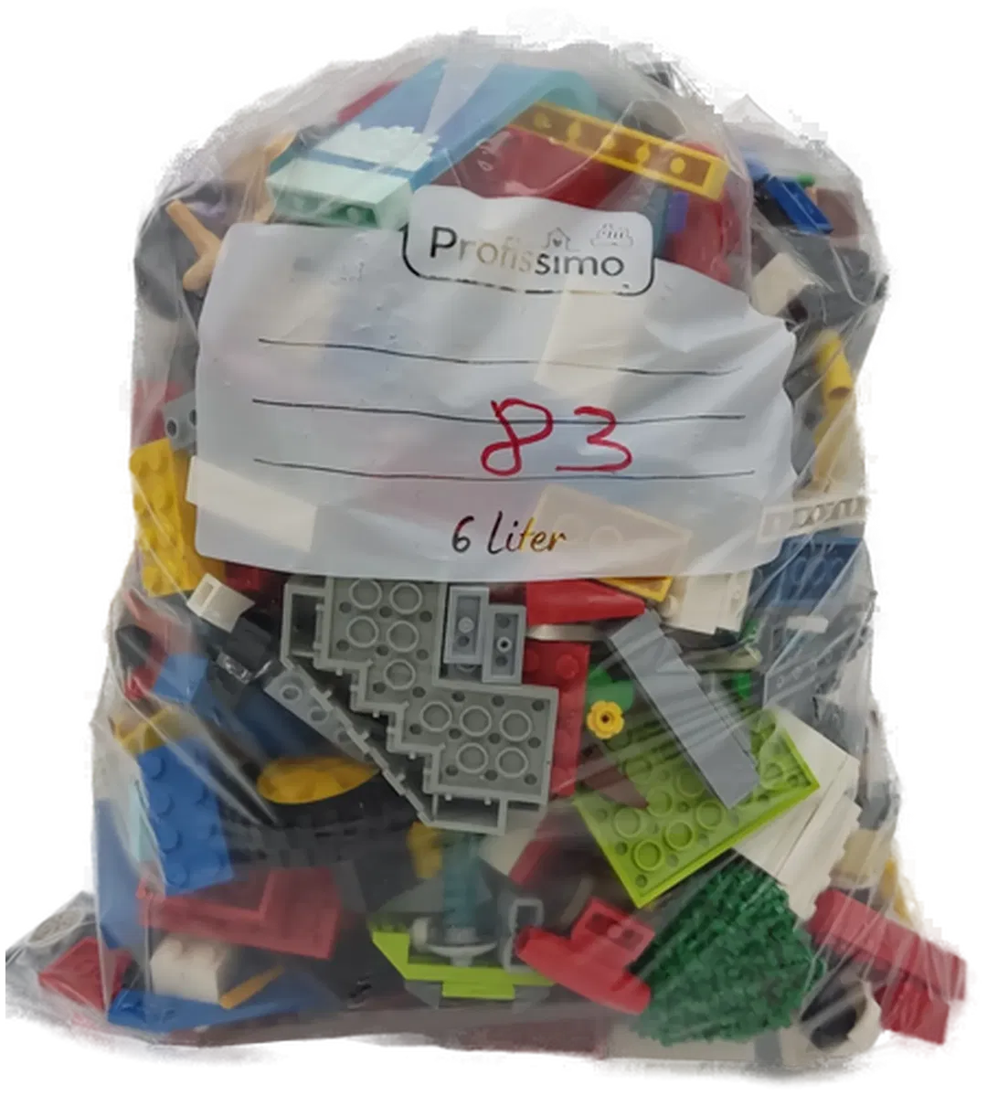1 Kilo Lego Steine gemischt - Bild 1