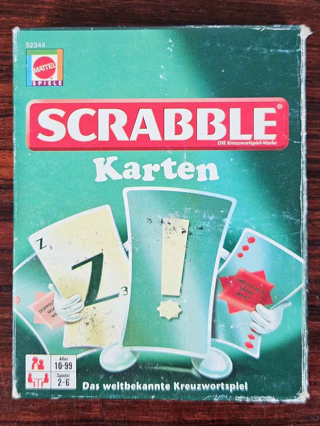 SCRABBLE Karten- Gesellschaftsspiel - MATTEL - Bild 1