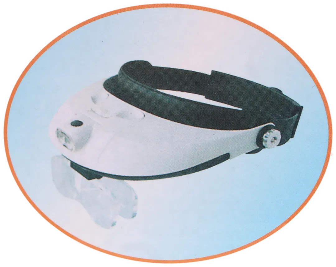 LED Kopfband Lupenbrille mit Beleuchtung – 11-fache Vergrößerung – neu im Karton - Bild 1
