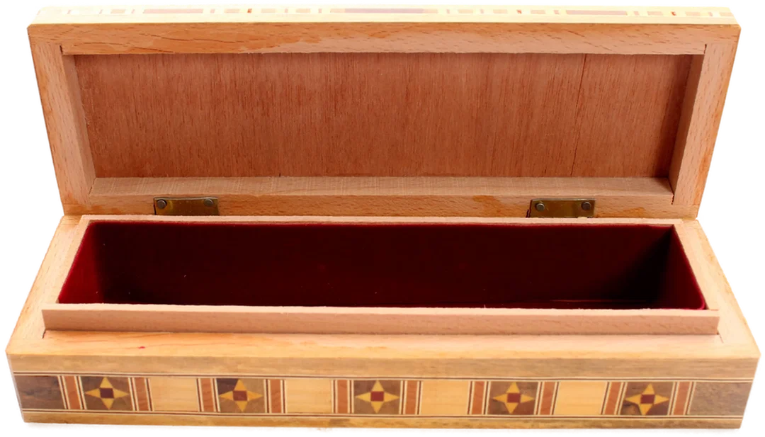 Set orientalischer Intarsienkästchen – 5 Stück, Holz, Handarbeit – Bild 2