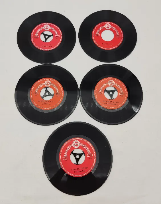 Single Langspielplatten - Herbert Hisel - 5er Set – Bild 2