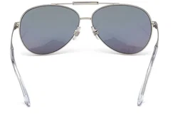 Swarovski Damen Sonnenbrille – Aviator Stil – Silber – Kristallsteg – inkl. Original Etui – Vorschau 2
