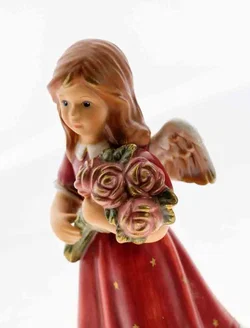 Goebel Annual Angel 2002 „A Rose is Blooming“, H ca. 14 cm Engel - Bild 2