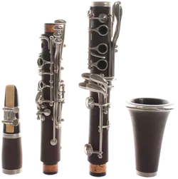 Klarinette in B – schwarz – 4-teilig inkl. Mundstück – Länge ca. 67 cm - Bild 3