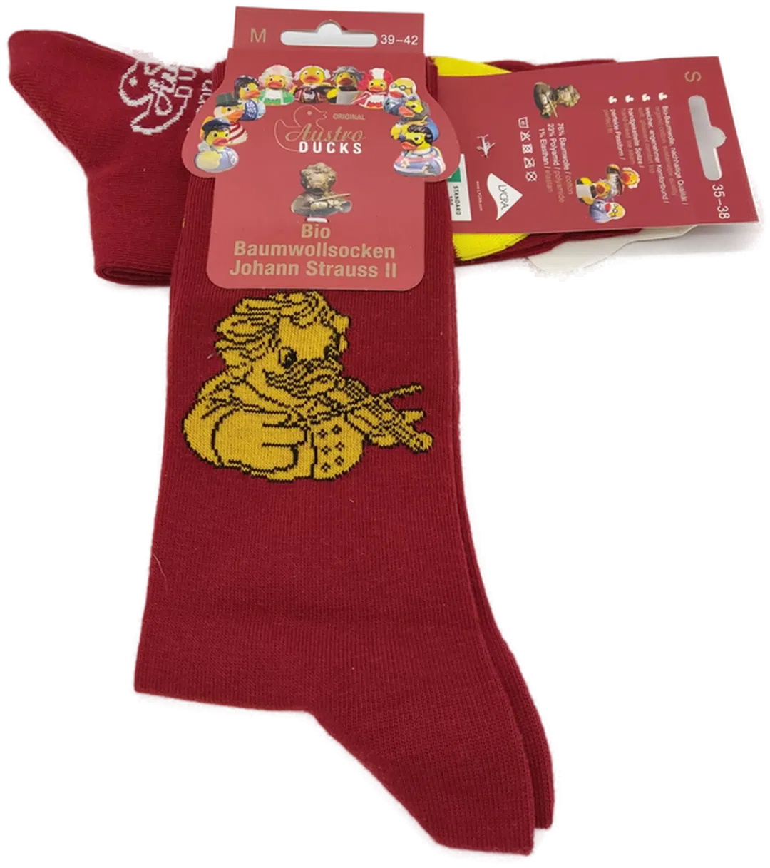 Socken Austro Ducks Bio Unisex Gr. 35-38| Nachhaltiger Komfort - Bild 1
