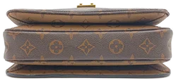 Luis Vuitton Metis Monogram Reverse Pochettee Umhängetasche braun  – Vorschau 6