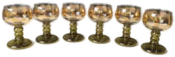 6er Set, Römergläser, Weingläser, 1/4l