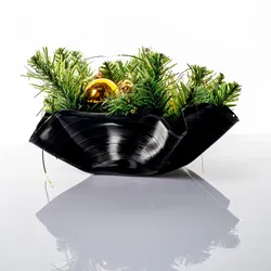 Schale aus einer echten Vinylschallplatte Modell 