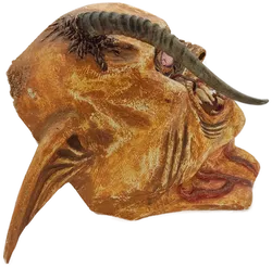 Geschnitzte Krampus-Maske Holz - Bild 5